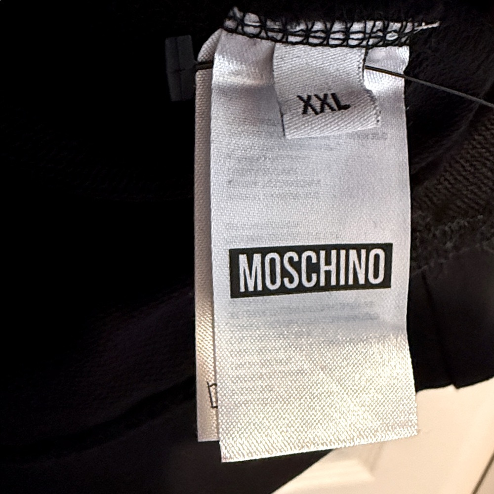 NEW Moschino Black Pullover with Teddy Bear Motif XXL - Picture 3 of 7
